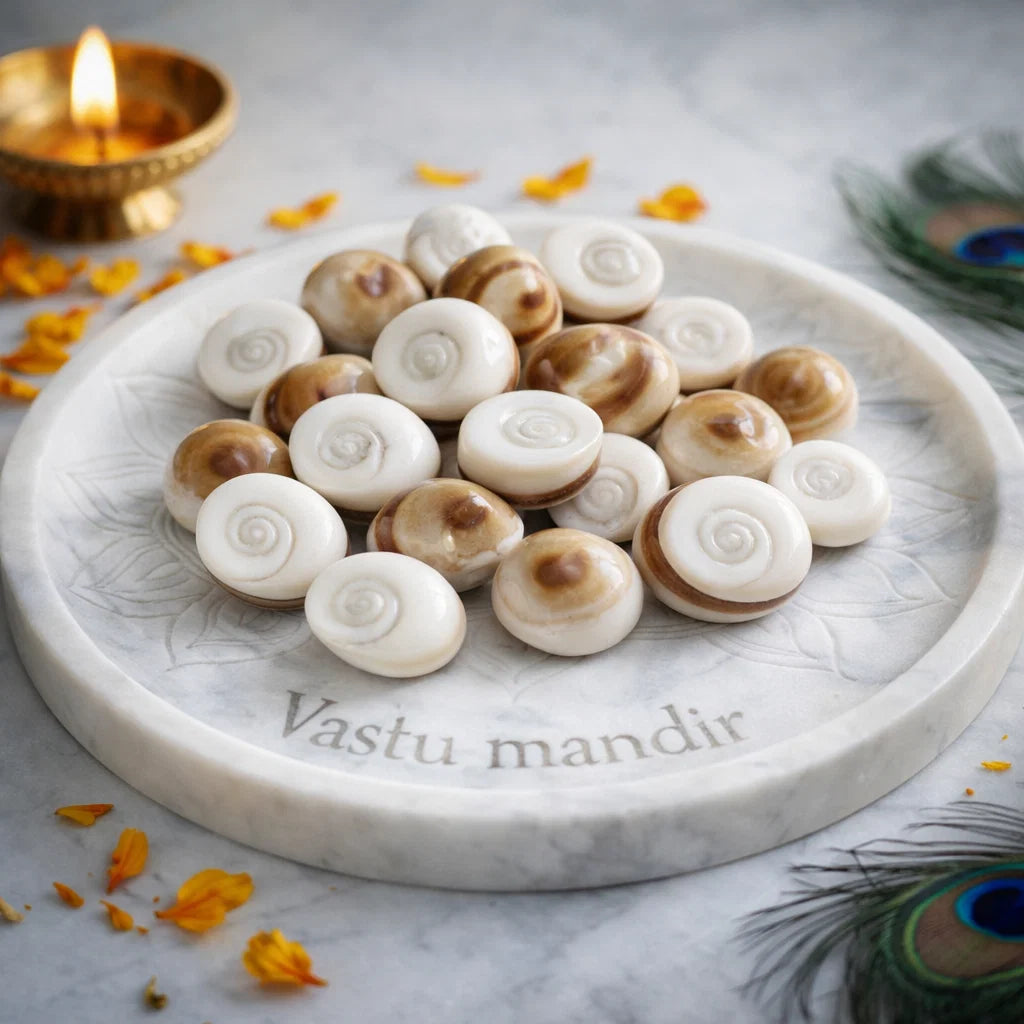 Gomti Chakra Shells – Vastu Remedy for Wealth Attraction & Naag Dosh Relief | Ideal for Wallets & Altars | Small, Medium & Raja Sizes
