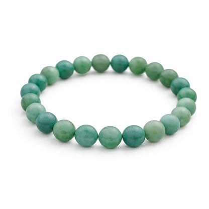 Natural Amazonite Crystal Bracelet – Vastu Remedy for Calmness & Balanced Communication | 8mm Beads