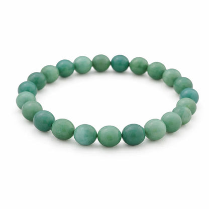 Natural Amazonite Crystal Bracelet – Vastu Remedy for Calmness & Balanced Communication | 8mm Beads