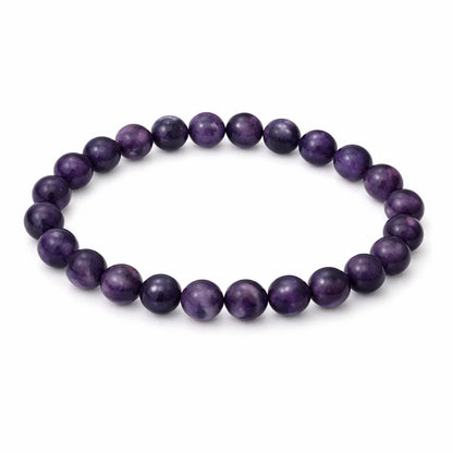 Natural Amethyst Crystal Bracelet – Vastu Remedy for Peace & Spiritual Growth | 8mm Beads