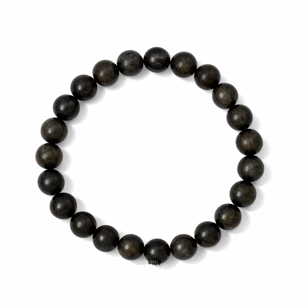 Natural Bronzite Crystal Bracelet – Vastu Remedy for Confidence, Stability & Inner Calm | 8mm Beads