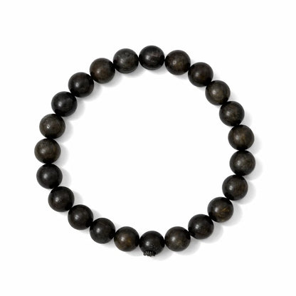Natural Bronzite Crystal Bracelet – Vastu Remedy for Confidence, Stability & Inner Calm | 8mm Beads