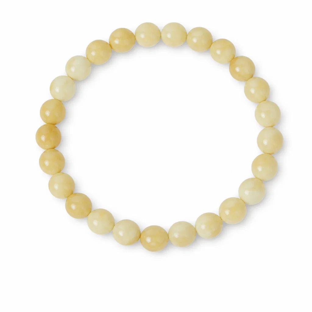 Premium Natural Calcite 8mm Bead Bracelet, Vastu Remedy for Clarity & Joy
