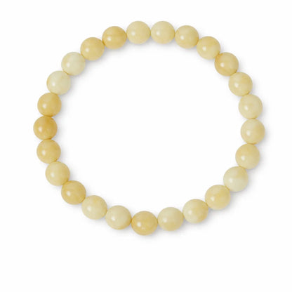 Premium Natural Calcite 8mm Bead Bracelet, Vastu Remedy for Clarity & Joy