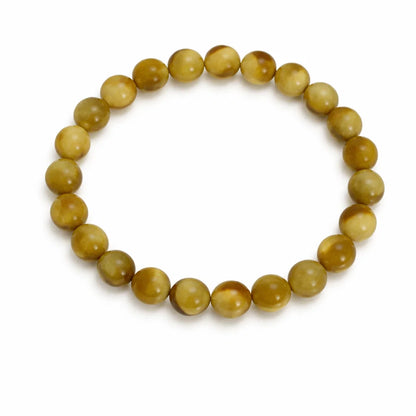 Premium Natural Cat’s Eye 8mm Bead Bracelet, Vastu Remedy for Sharp Focus