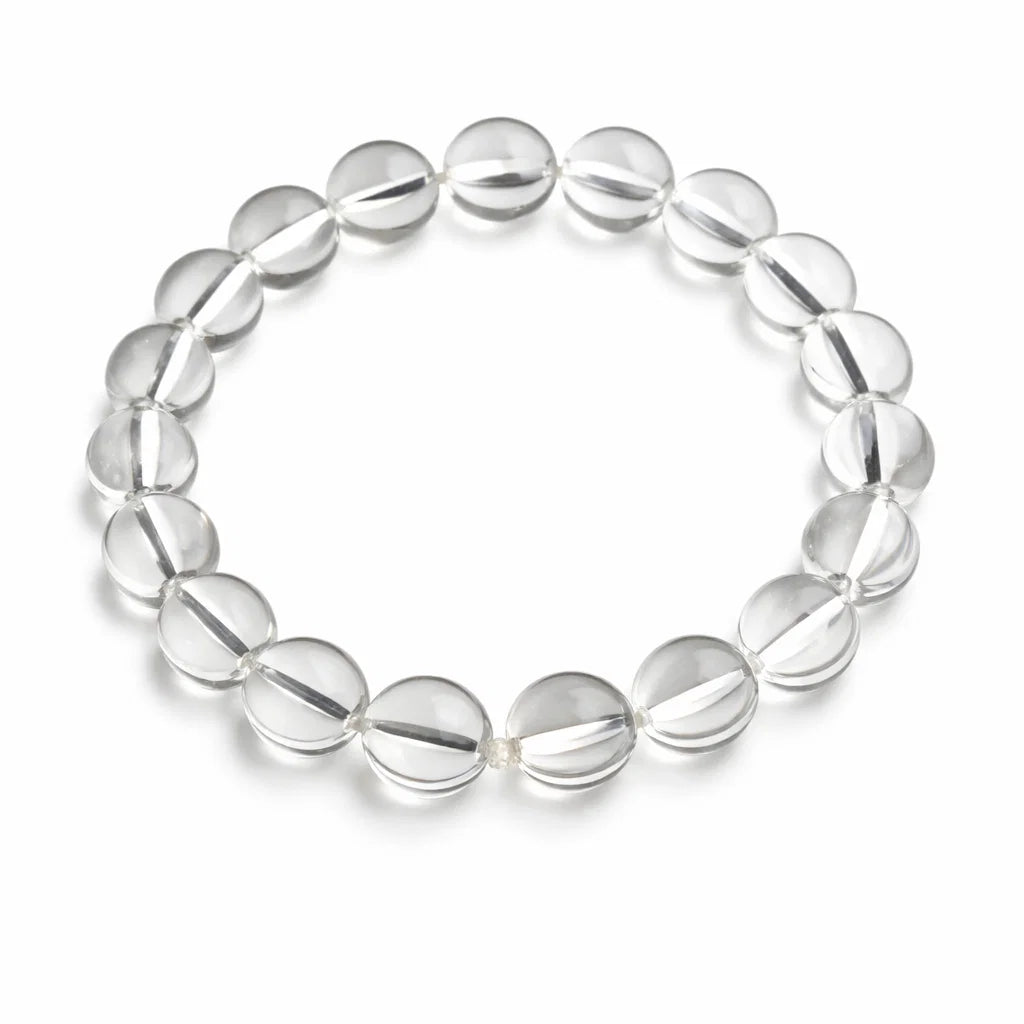 Clear Hydro Quartz Bracelet 8mm Beads – Vastu Remedy for Clarity & Positive Energy