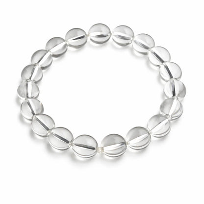 Clear Hydro Quartz Bracelet 8mm Beads – Vastu Remedy for Clarity & Positive Energy