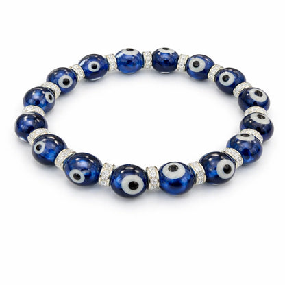 Evil Eye Protection Bracelet 10mm – Vastu Remedy to Ward Off Negativity & Bad Vibes