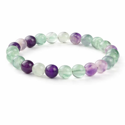Premium Fluorite Crystal Bracelet (8mm) – Vastu Remedy for Clear Mind, Balanced Aura