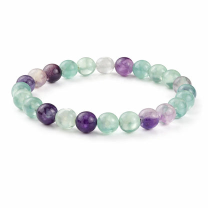Premium Fluorite Crystal Bracelet (8mm) – Vastu Remedy for Clear Mind, Balanced Aura