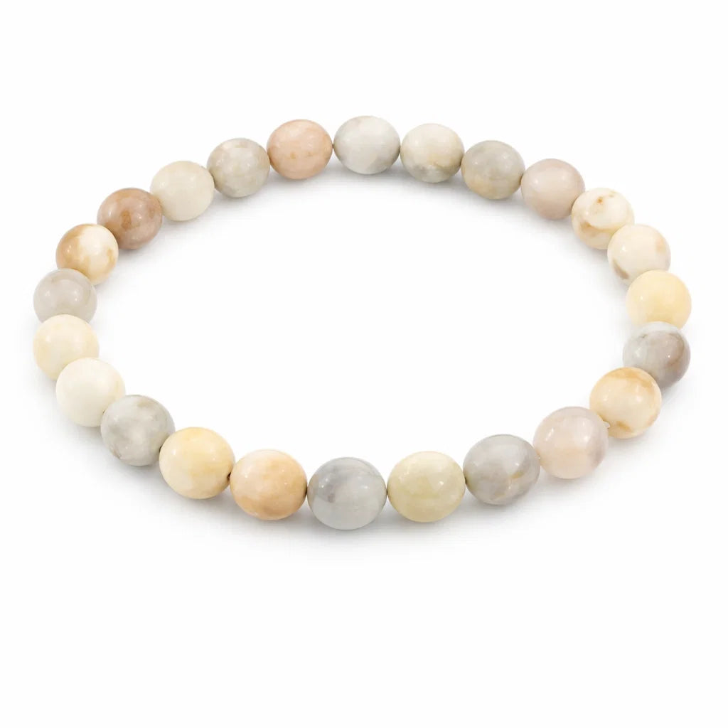 Natural Multi Moonstone Crystal Bracelet – Vastu Remedy for Intuition & Emotional Harmony | 8mm Beads