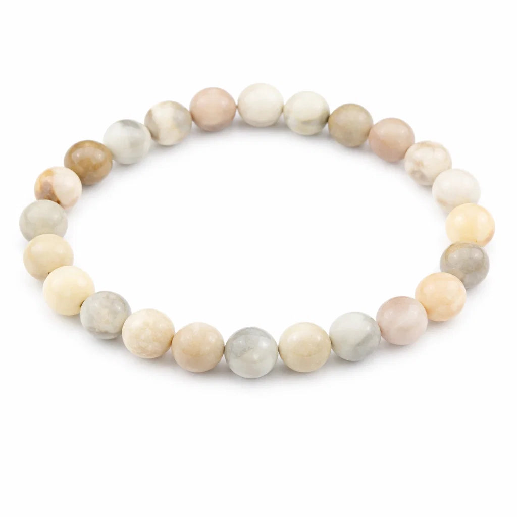 Natural Multi Moonstone Crystal Bracelet – Vastu Remedy for Intuition & Emotional Harmony | 8mm Beads