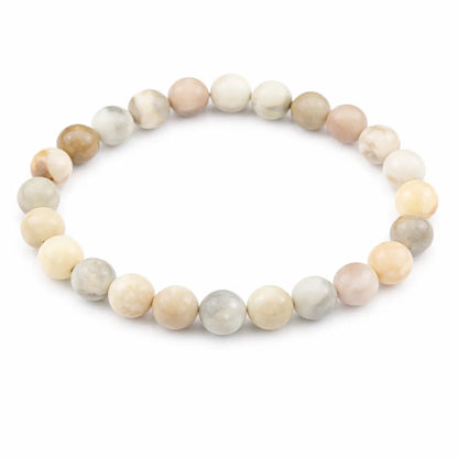 Natural Multi Moonstone Crystal Bracelet – Vastu Remedy for Intuition & Emotional Harmony | 8mm Beads