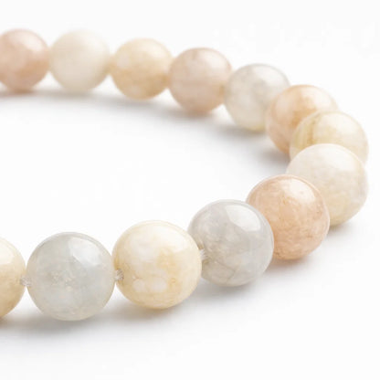 Natural Multi Moonstone Crystal Bracelet – Vastu Remedy for Intuition & Emotional Harmony | 8mm Beads
