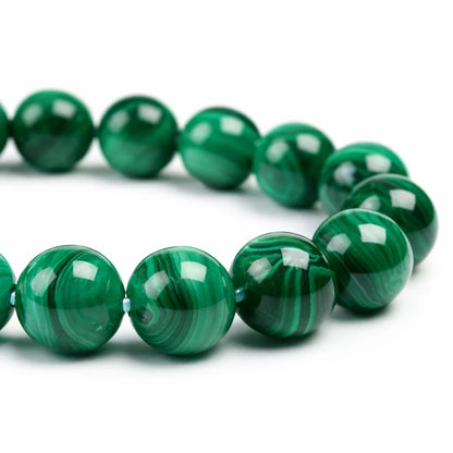 Premium Natural Malachite 8mm Bracelet, Vastu Remedy for Transformation, Heart Healing & Protection