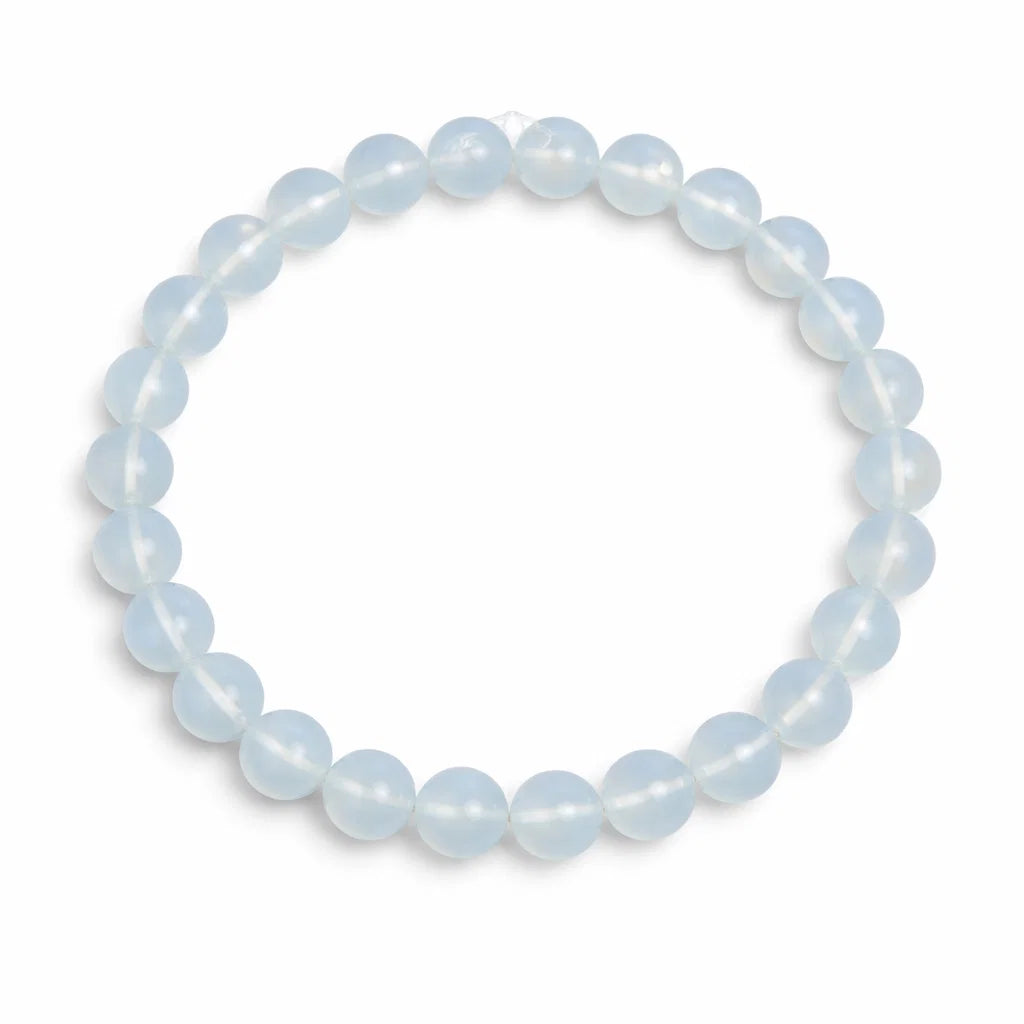 Premium Opalite 8mm Bead Bracelet Vastu Remedy for Calm, Confidence & Clarity