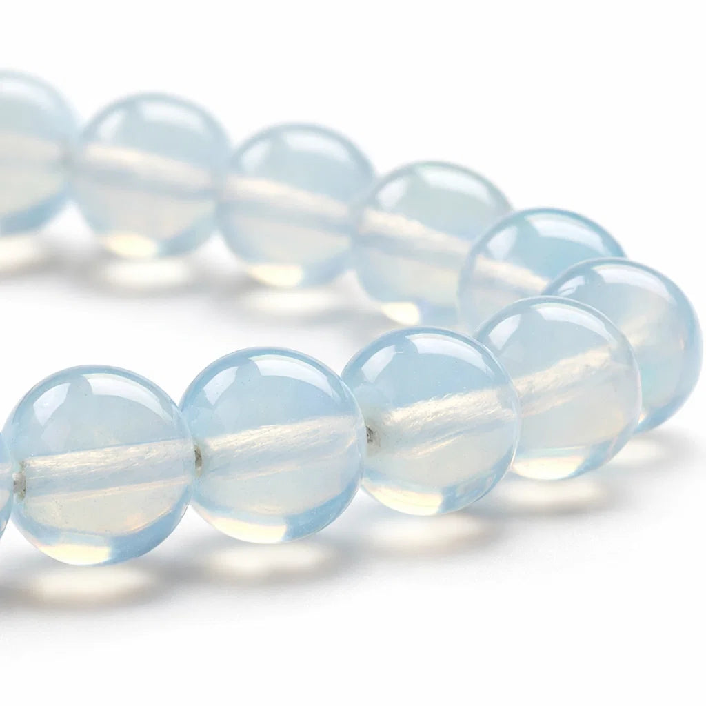 Premium Opalite 8mm Bead Bracelet Vastu Remedy for Calm, Confidence & Clarity
