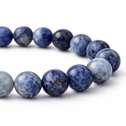 Natural Sodalite Crystal Bracelet – Vastu Remedy for Communication & Logical Clarity | 8mm Beads