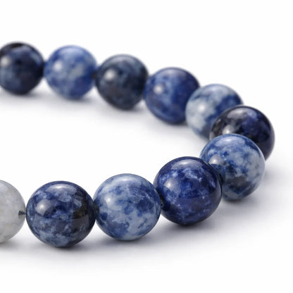 Natural Sodalite Crystal Bracelet – Vastu Remedy for Communication & Logical Clarity | 8mm Beads