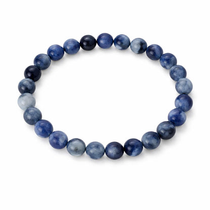 Natural Sodalite Crystal Bracelet – Vastu Remedy for Communication & Logical Clarity | 8mm Beads