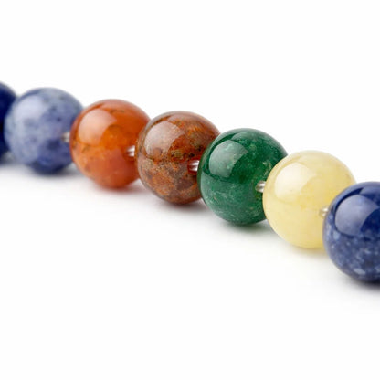 Original 7 Chakra Gemstone Bracelet – Vastu Remedy for Healing Energy & Spiritual Alignment