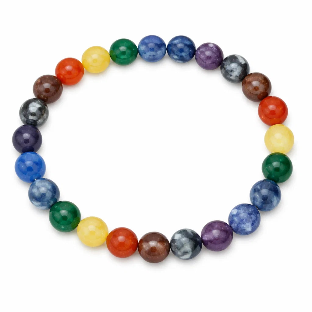 Original 7 Chakra Gemstone Bracelet – Vastu Remedy for Healing Energy & Spiritual Alignment