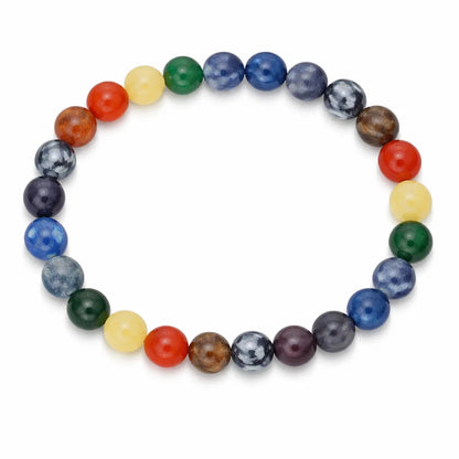Original 7 Chakra Gemstone Bracelet – Vastu Remedy for Healing Energy & Spiritual Alignment