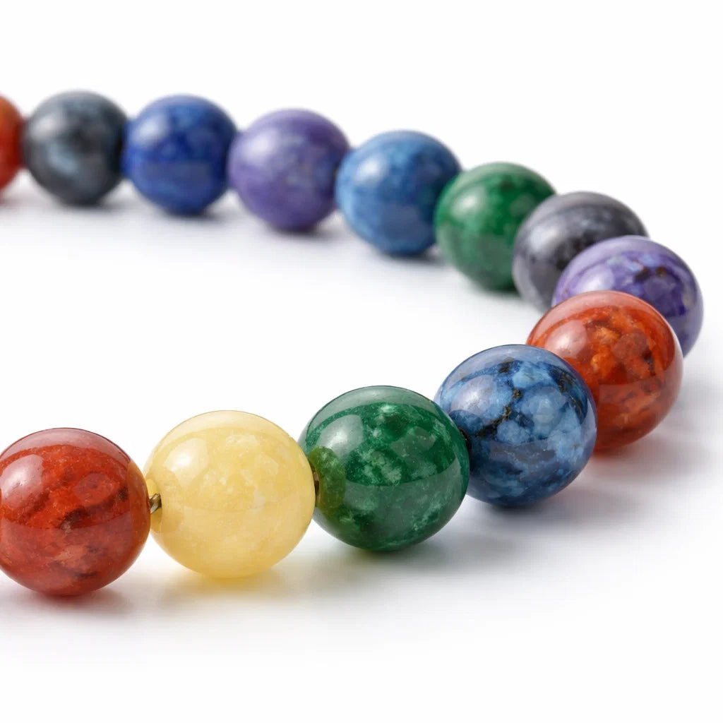 Original 7 Chakra Gemstone Bracelet – Vastu Remedy for Healing Energy & Spiritual Alignment