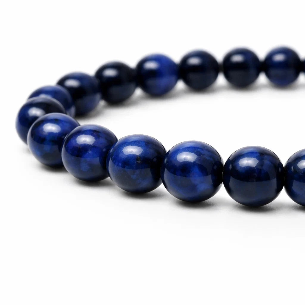 Natural Blue Tiger Eye Crystal Bracelet – Vastu Remedy for Focus & Intuitive Insight | 8mm Beads