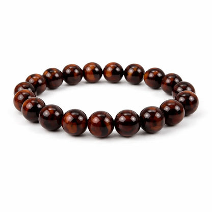 Premium Natural Red Tiger Eye Bracelet 8mm Beads – Vastu Remedy for Strength & Grounding