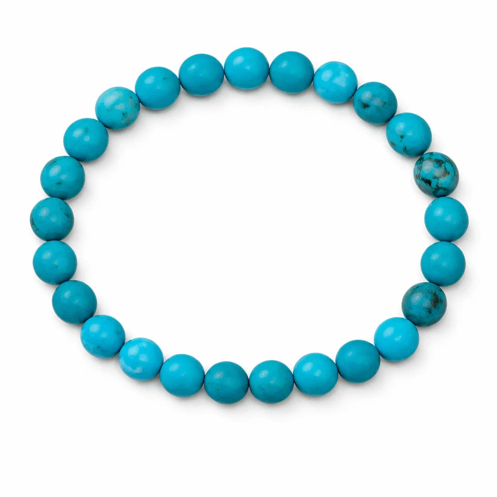 Firoza Turquoise Crystal Bracelet — Premium Vastu Remedy Stone of Protection for Good Luck & Prosperity