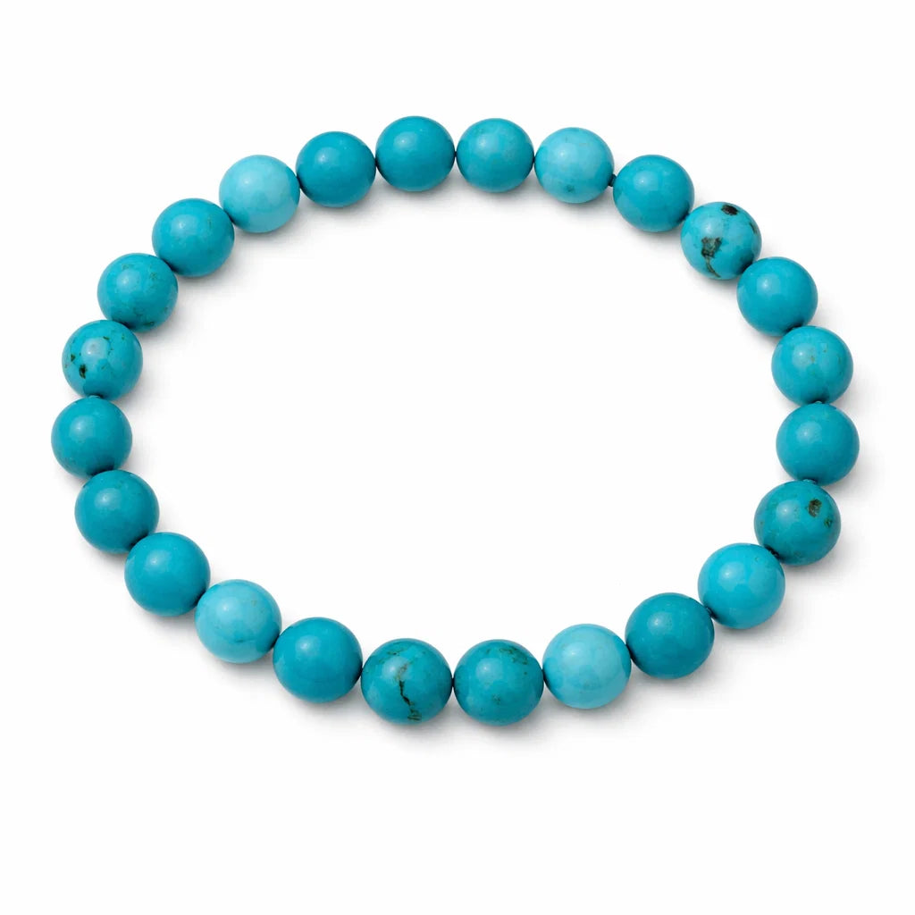 Firoza Turquoise Crystal Bracelet — Premium Vastu Remedy Stone of Protection for Good Luck & Prosperity