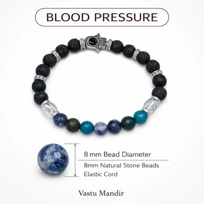 Premium Multi-Stone Healing Bracelet, Vastu Remedy for Blood Pressure & Stress Relief