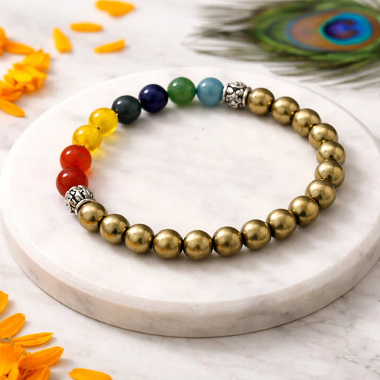 Premium Job Promotion Vastu Bracelet 8mm — Vastu Remedy Citrine Green Aventurine Tiger Eye for Career Success, Wealth Opportunities & Professional Growth