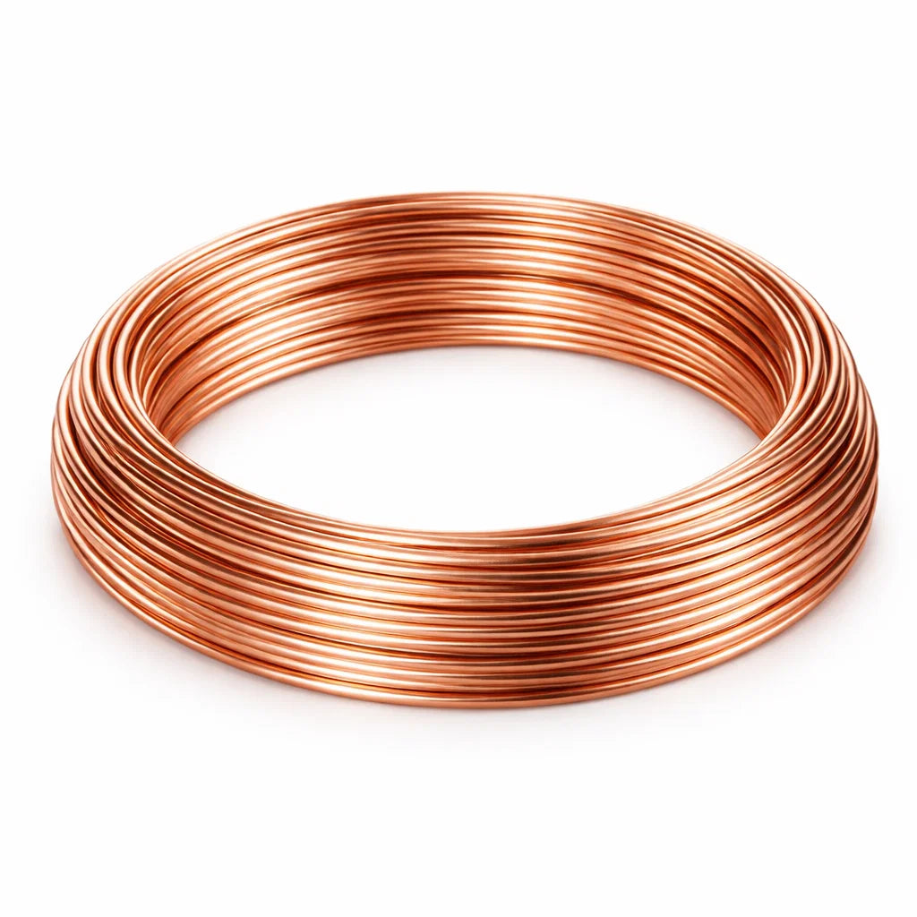 Pure Copper Wire Vastu Remedy for Main Door Installation (2mm & 4mm) - Energy Conductor Wire for Fire Zone Remedies, Plot Correction & Toilet Blocking Vastu Treatment in SE South by Vastu Mandir