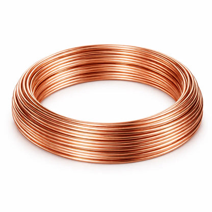 Pure Copper Wire Vastu Remedy for Main Door Installation (2mm & 4mm) - Energy Conductor Wire for Fire Zone Remedies, Plot Correction & Toilet Blocking Vastu Treatment in SE South by Vastu Mandir