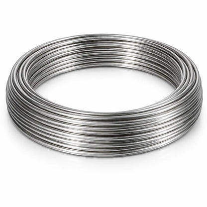 Stainless Steel Wire for Vastu Main Entrance & West Remedies (2mm 4mm Diameter) - Corrosion-Resistant Metal Wire for Communication Enhancement, Focus Improvement & Plot Extension Vastu Treatment by Vastu Mandir