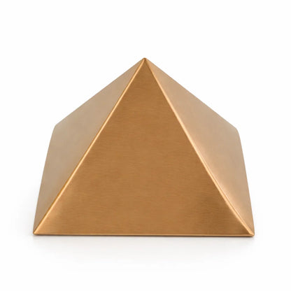 Hollow Copper Pyramid Vastu Remedy for Energy Correction, Space Purification and Healing Balance for Home, Office and Meditation Use | 7.6 cm | 160 g