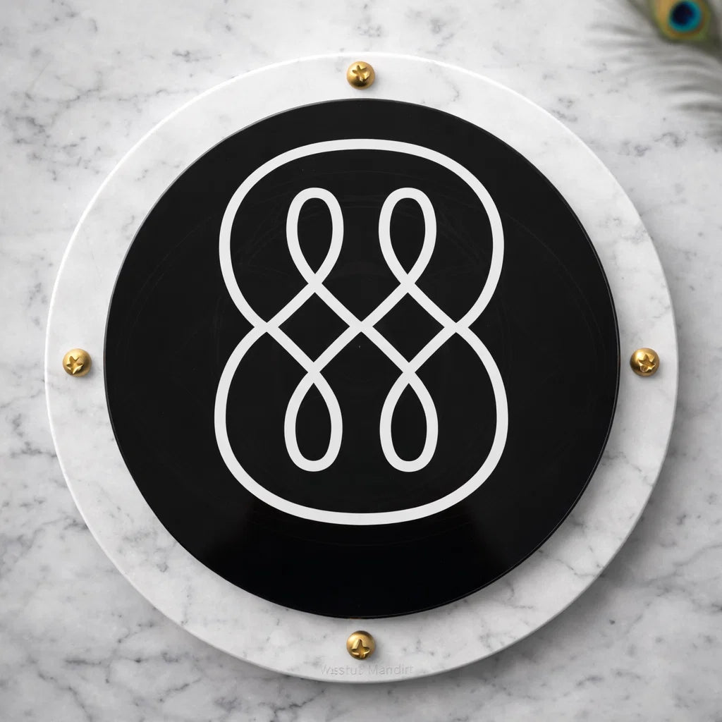 remium Infinity Dowsing Board 9 Inch for Vastu Remedy Verification — Acrylic Pendulum Chart with Infinity Symbol for Energy Detection & Spiritual Guidance Vastu Remedy By Vastu Mandir