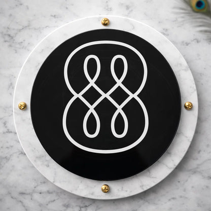 remium Infinity Dowsing Board 9 Inch for Vastu Remedy Verification — Acrylic Pendulum Chart with Infinity Symbol for Energy Detection & Spiritual Guidance Vastu Remedy By Vastu Mandir